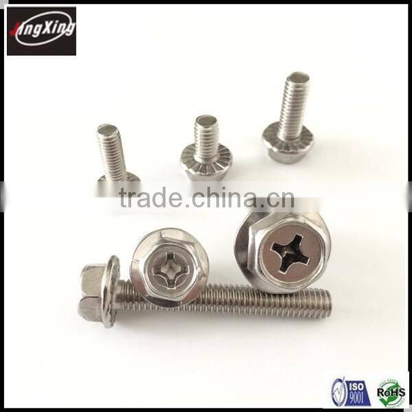 Hex head galvanized bolt and nut