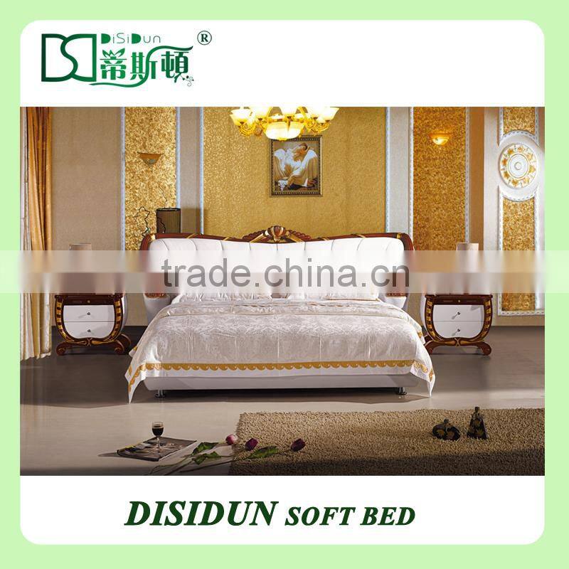 Fashion Wooden Super King Bed DS-009