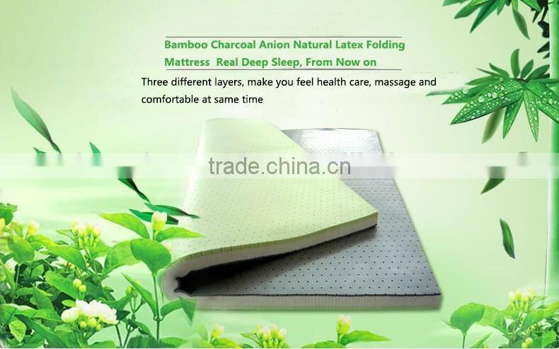 Knowhow Factory Direct Supply Soft Natural Charcoal Anion Latex Mattress