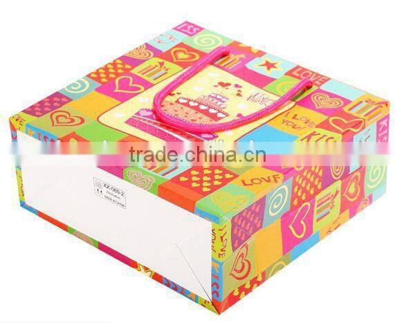 custom printed Paper Bags For Christmas Gift Packaging