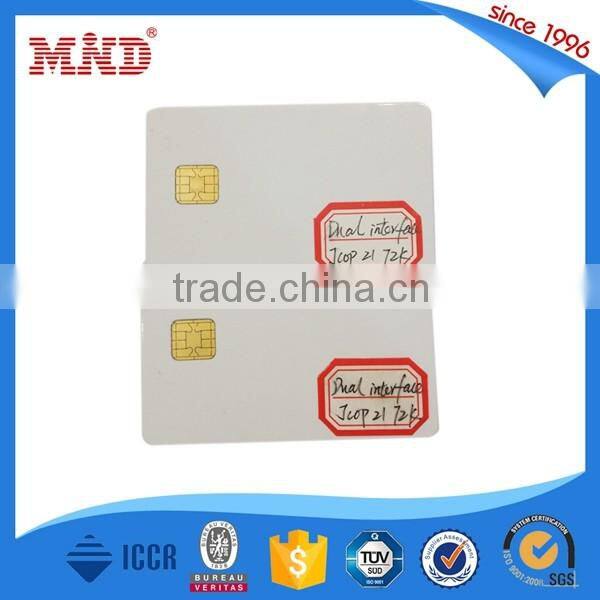 MDD47 jcop31 72k chip dual interface smart card