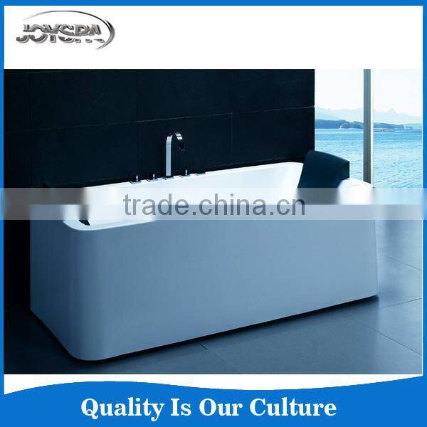 Easy clean modern simple style acrylic solid whirlpool Bathtub