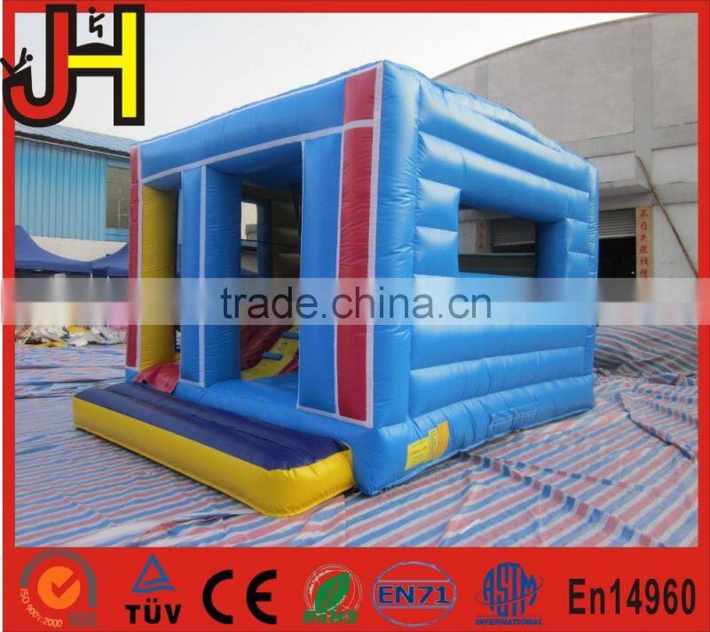 Plato PVC tarpaulin inflatable bounce house with blower, inflatable houses for sale