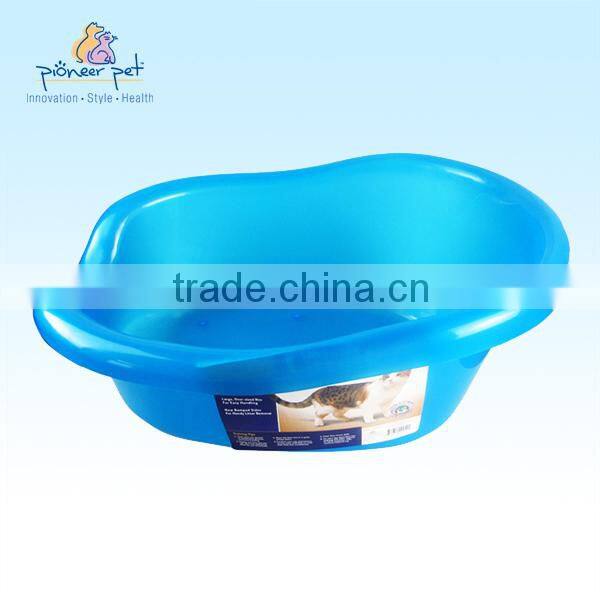Pet litter tray plastic medium cat kitten toilet