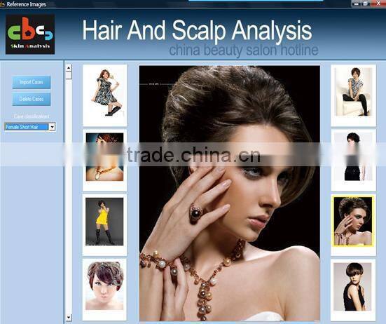 Collagen hair treatment skin and hair analyzer equipment beauty salon machine