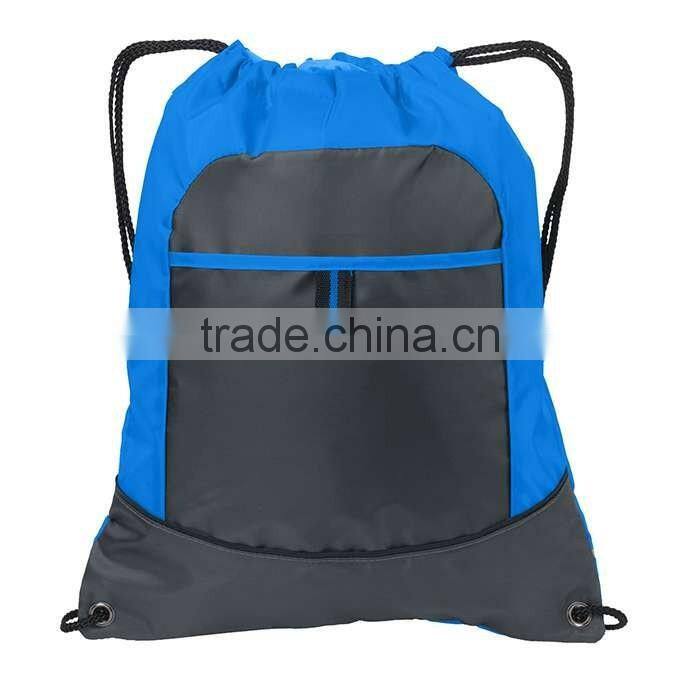 Cheap 210D Polyester Colorful Drawstring Cinch Pack Bag