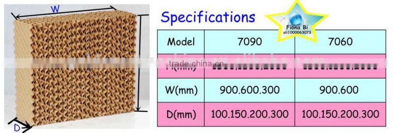 kraft paper evaporative cooling pad for chicken farm