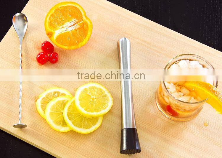 Fruit crusher masher drink mullder bar tool cocktail muddler