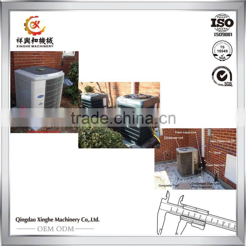 OEM metal casting steel air conditioning spare parts air conditioning parts