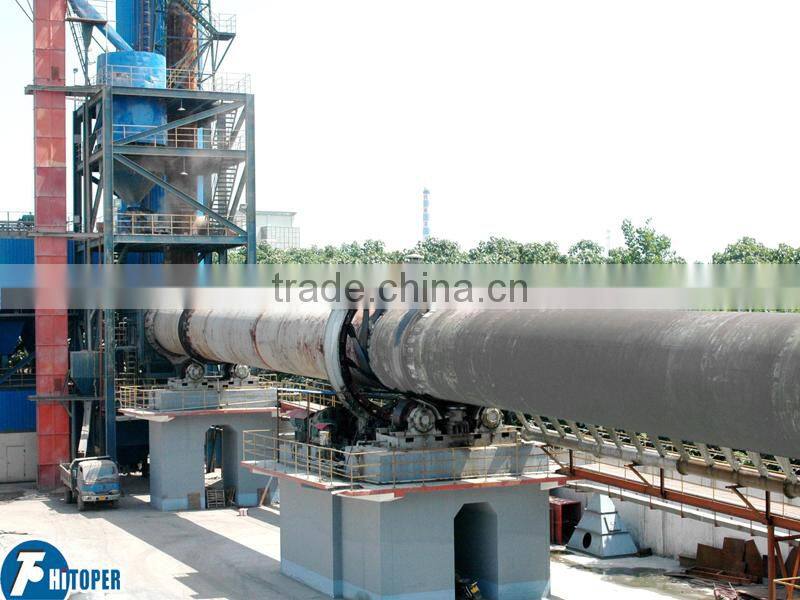 Rotary dryer design of high quality shell plate durable for high temperature