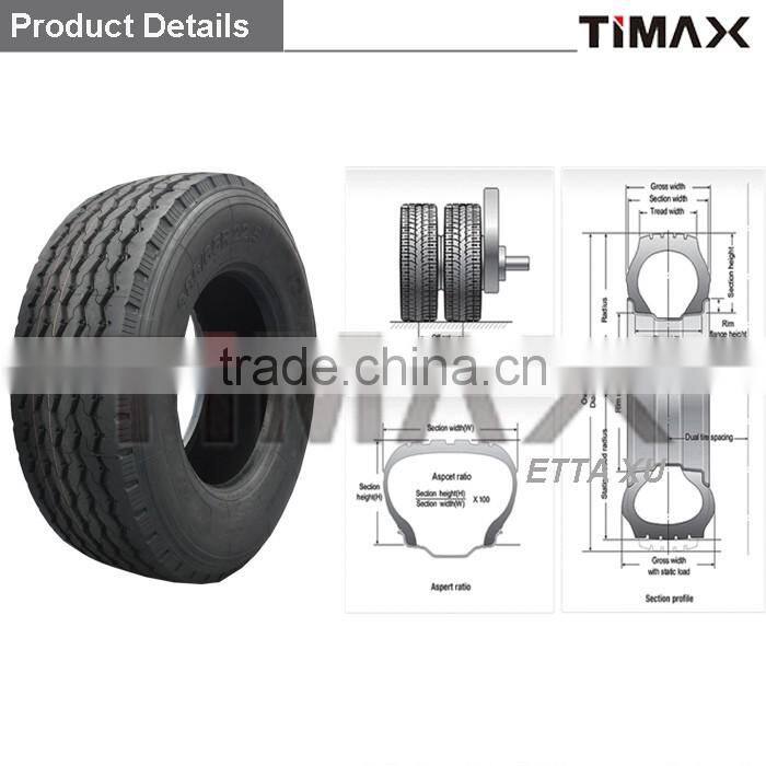 Alibaba China best chinese brand truck tire TIMAX Brand 385/65R22.5 High quality truck tire