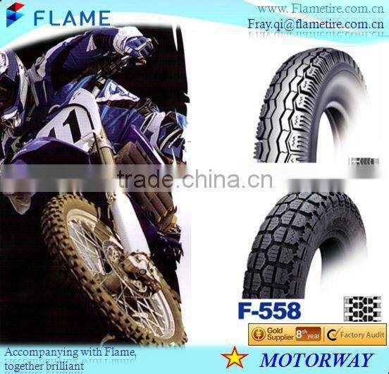 Asian Top Quality Rubber Motorcycle Tire 80/80-17