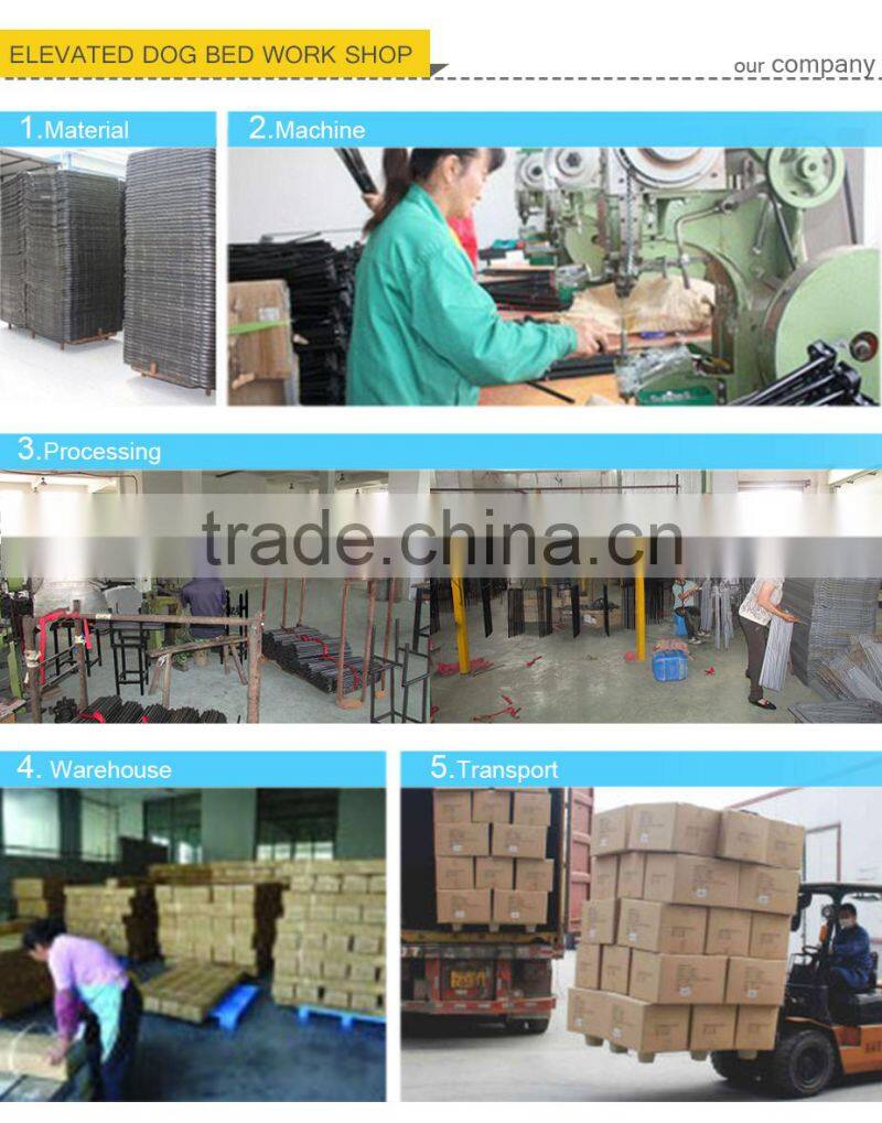 Wholesale Factory of high quality elevated dog pet bed plastic dog beds