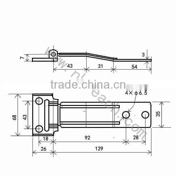 Stainless Steel Semi Trailer Door Hinges