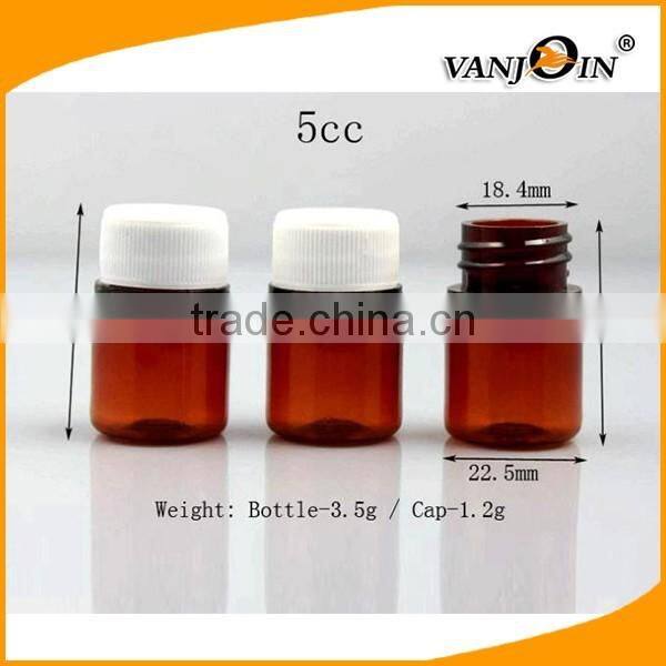 1oz Amber Plastic Bottles for Essential Oils with Eye Dropper