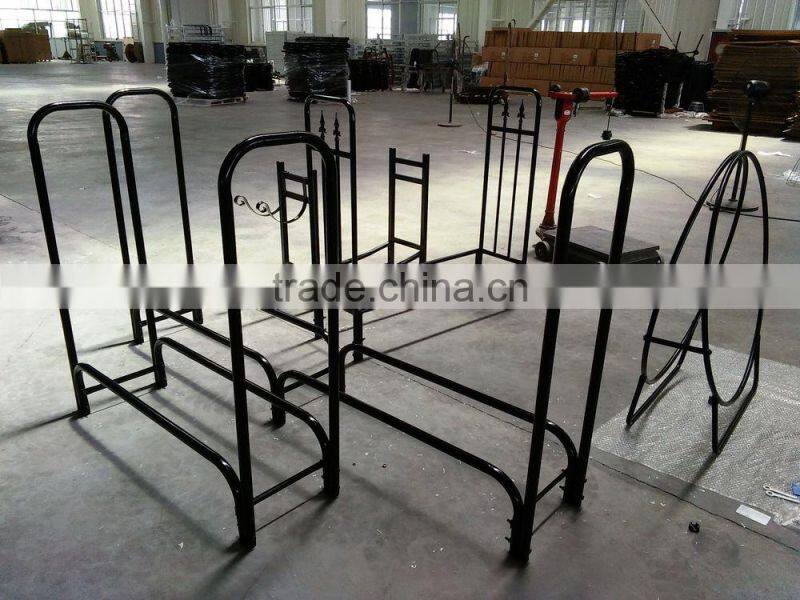 metal firewood holder