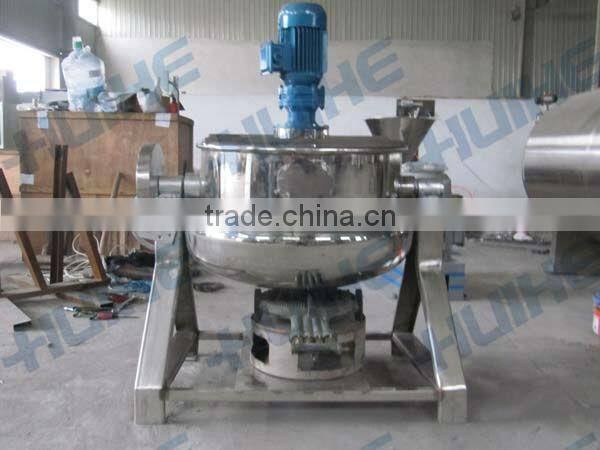 double gas fired jacket mxing kettle