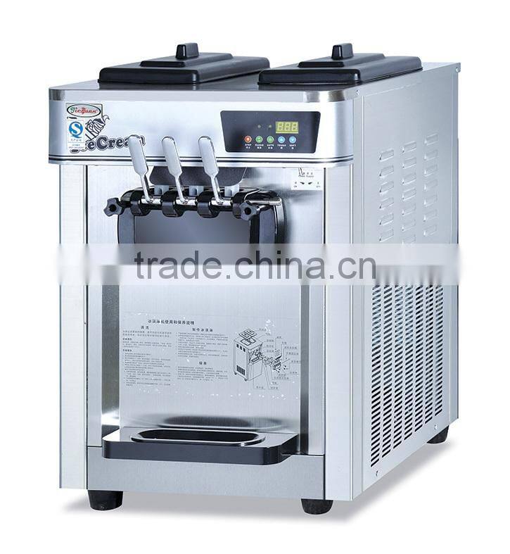 3 Flavors Soft Ice Cream Machine / Ice Cream Maker