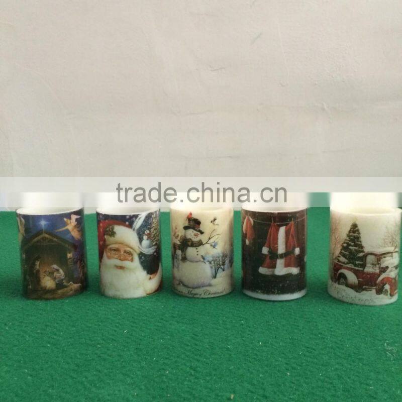 Set of 2 led easter candle led rabbit egg candles led flicking candle real wax easter candle led scented candle for easter