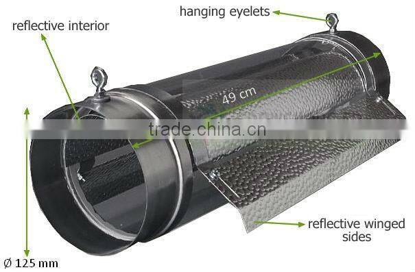hydroponics 6inch 8inch 5inch Grow light Cool tube reflector/air cooled reflector tube