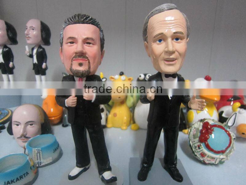 Custom resin bobble head