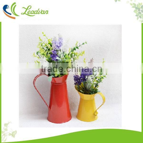 Garden table decorative metal flower vases for home decoration