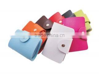 whoelsale pu leather business card holder,credit ID card holder,PU wallet