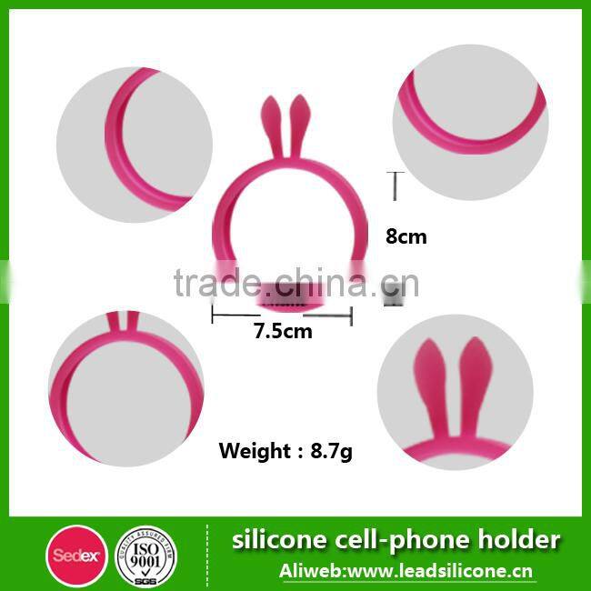 2015 Fashion Lovely Rabbit Ear Silicone Mobile Phone Case/Cover