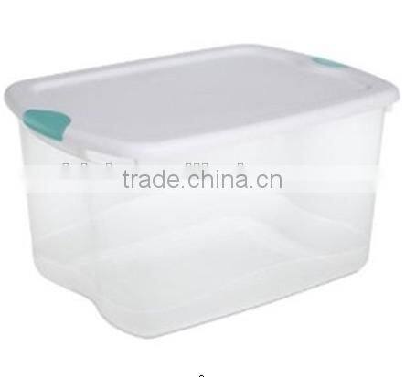 Disposable food clear plastic container