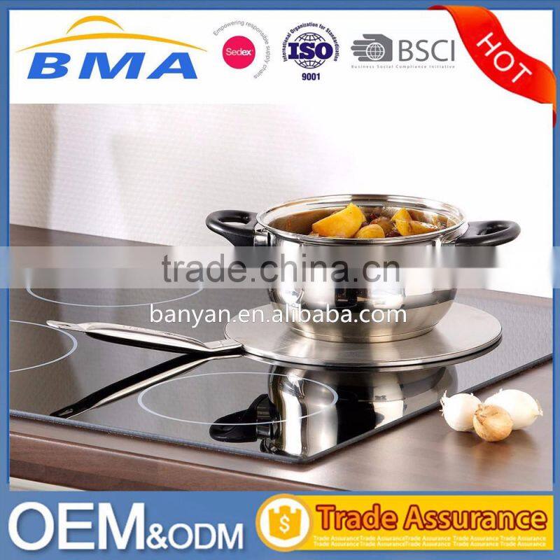 Induction Plate Heat Diffuser Stainless Steel Induction Plate BSCI