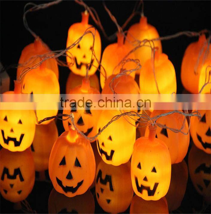 N93 3.5M Halloween Props Haunted House Supplies Bar Decoration 16 LED Pumpkin String Light Fairy lights Festival Lamp