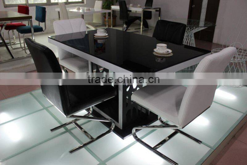 Modern glass Dinning Table Tops , Rectangle restaurant Dinning Tables BT2020 for home furniture
