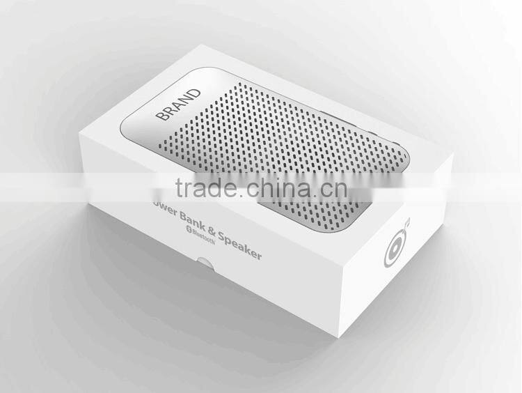 Multi-function mobile power Portable Speaker Super-thin safe polymer batteries Bluetooth stereo mini charging treasure Speaker
