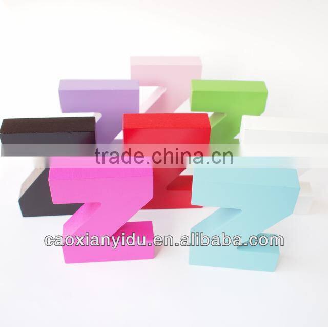 Wooden letters The Wedding Shoot Props*9*2.5CM on Sales 9 colour
