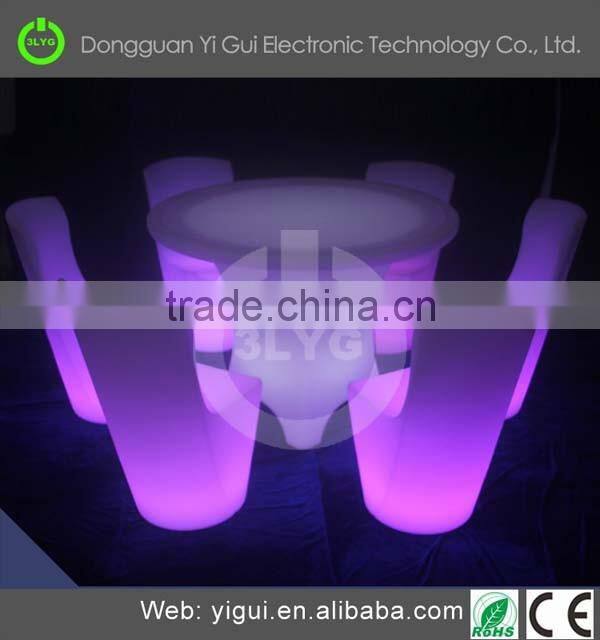 Party modern stainless steel glass coffee table