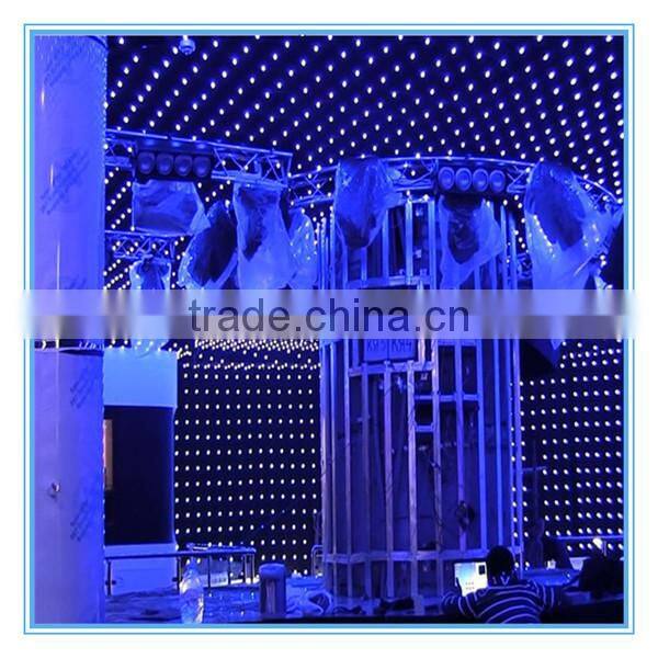 Wholesaler dmx512 sewn rental curtain wall led backdrop decoration