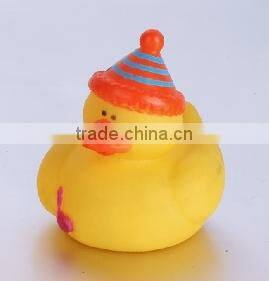 Promotional Christmas toy PVC floating bath baby duck