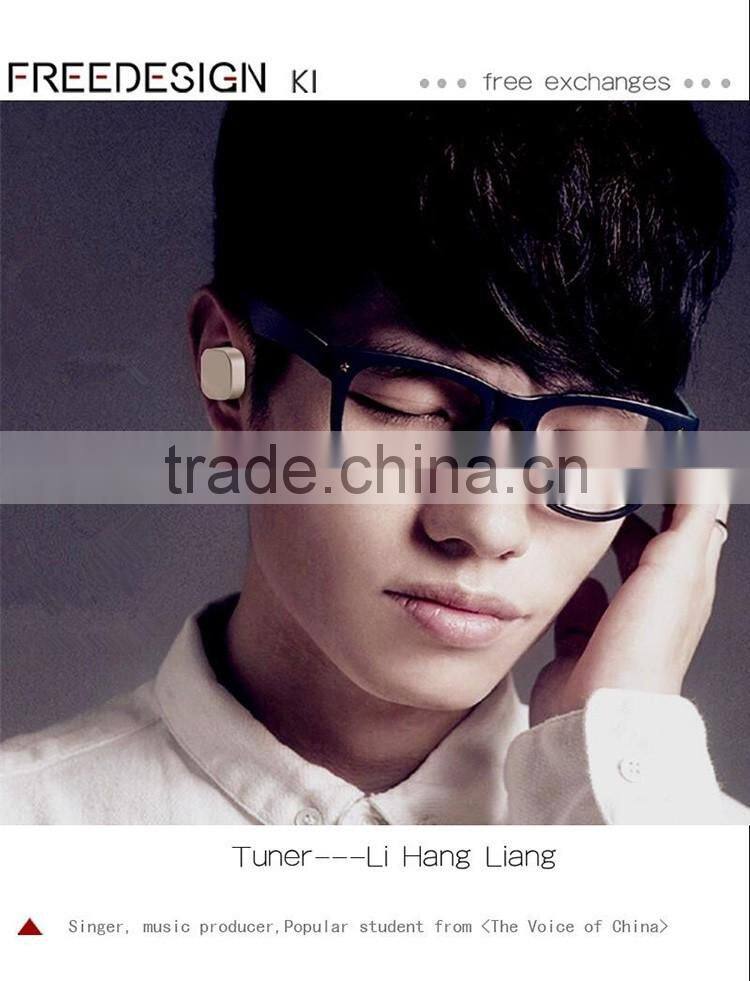 New luxury aluminum power bank with bluetooth headset for promotion gift