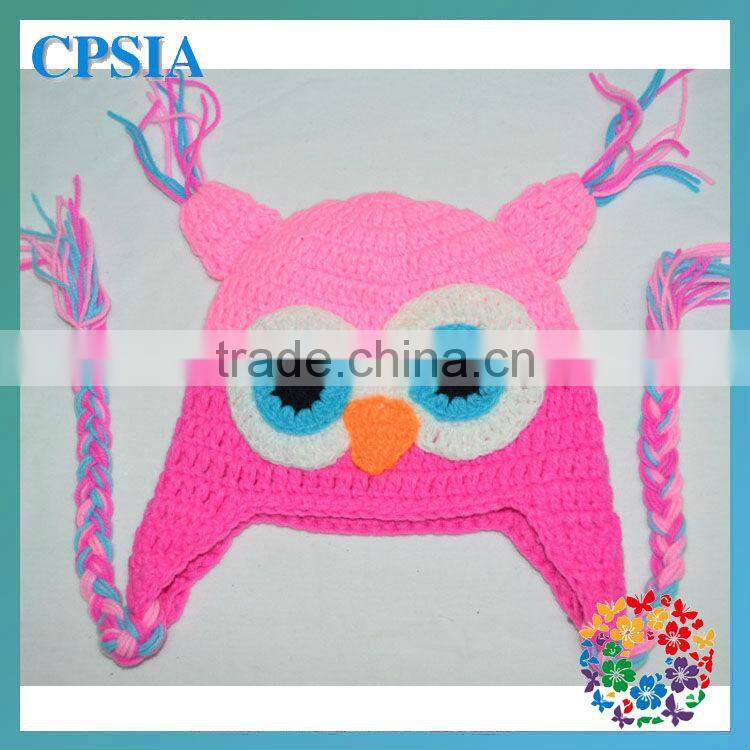 new arrivel!HOT cute animal crochet hats for baby new design crochet baby hat