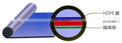 Waterproof rolling material in concrete roof