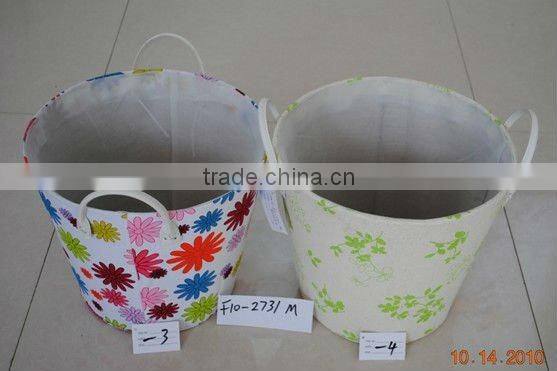 fabric woven paper box with ears