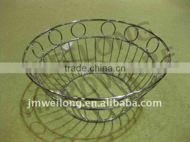 galvanized fruit basket