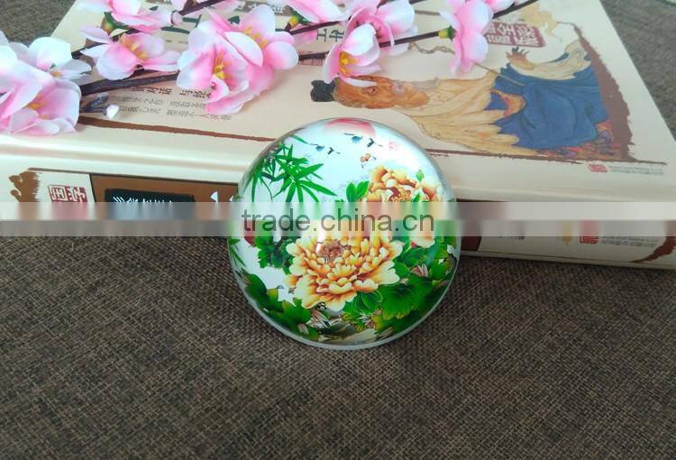 Jingyage 50mm diameter crystal half ball paperweight gifts
