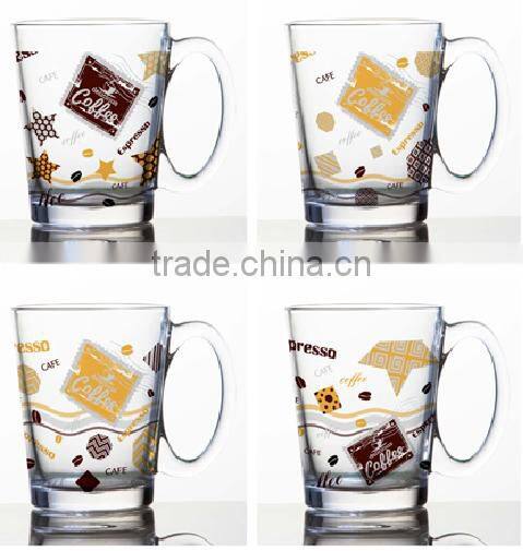 9oz 10OZ Irish glass coffee mug drinking glass cup set