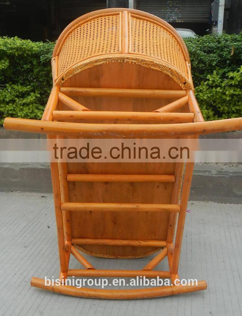 Portable baby cradle crib baby swing bed made of rattan for new born baby bed BF09-80000