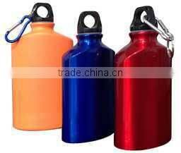 300ml aluminium bottle with lid and handle