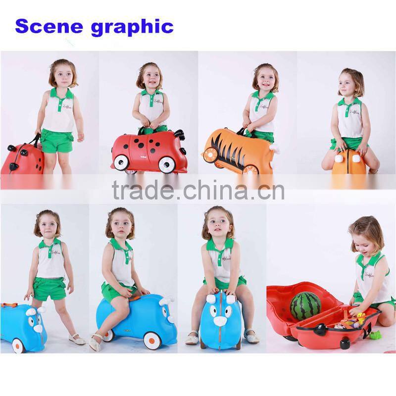 2 in 1 travel suitcase children cartoon luggage quotation