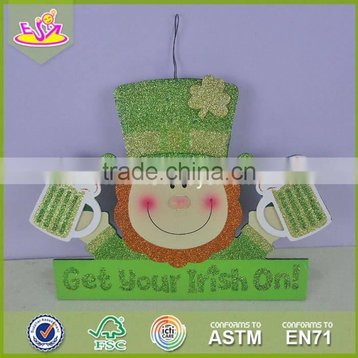 2017 New design wooden christmas decorations cube wooden christmas decorations fashionable wooden christmas decorations W09D007