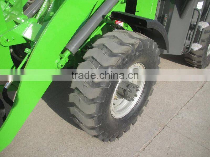 1t farm mini small front wheel loader ZL910 with 3 cylinders engine