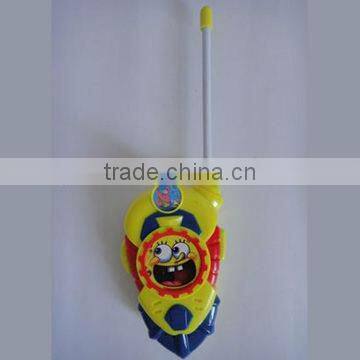 kids cartoon image walkie talkie toys,interphone, New product kids interphone toys plastic toy walkie talkie